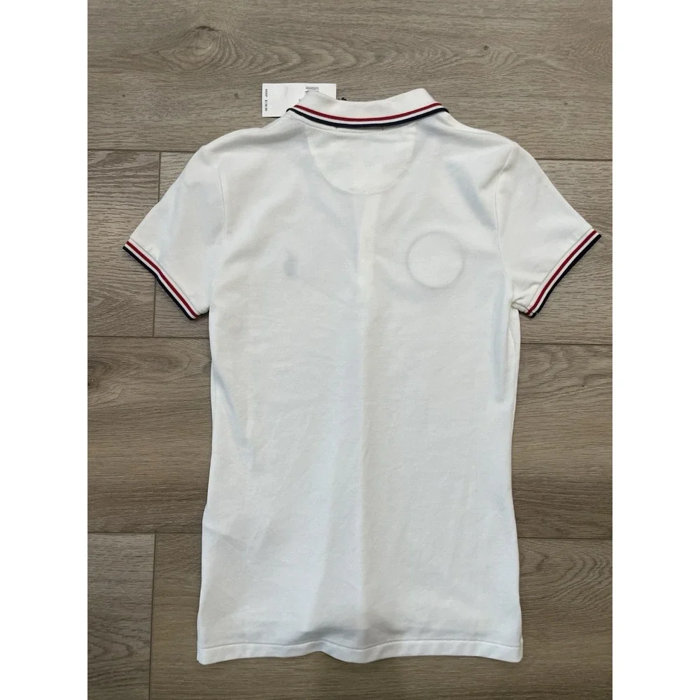 NWT Boy's‎ Ralph Lauren Olympic Team USA Polo Size Small White Mesh Logo Shirt
